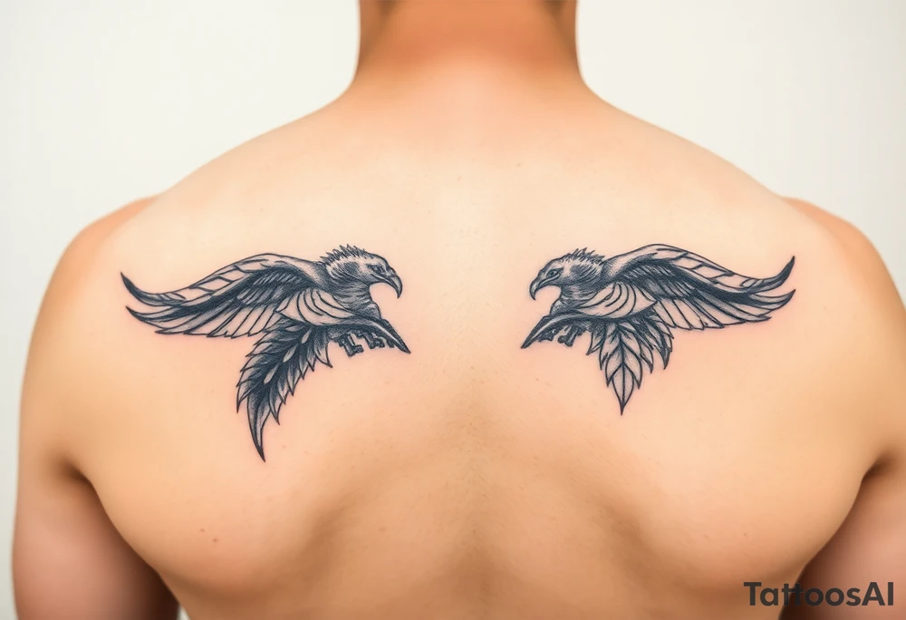 Matching his and hers tattoo idea