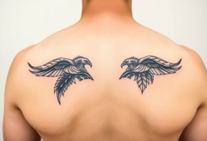 Matching his and hers tattoo idea