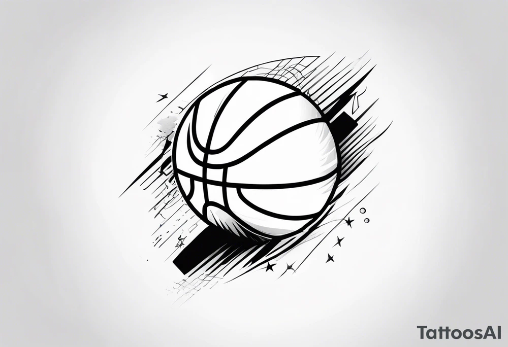 Basketball tattoo idea