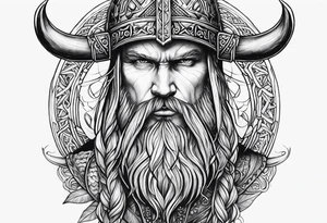 Viking, pfern, paganism tattoo idea