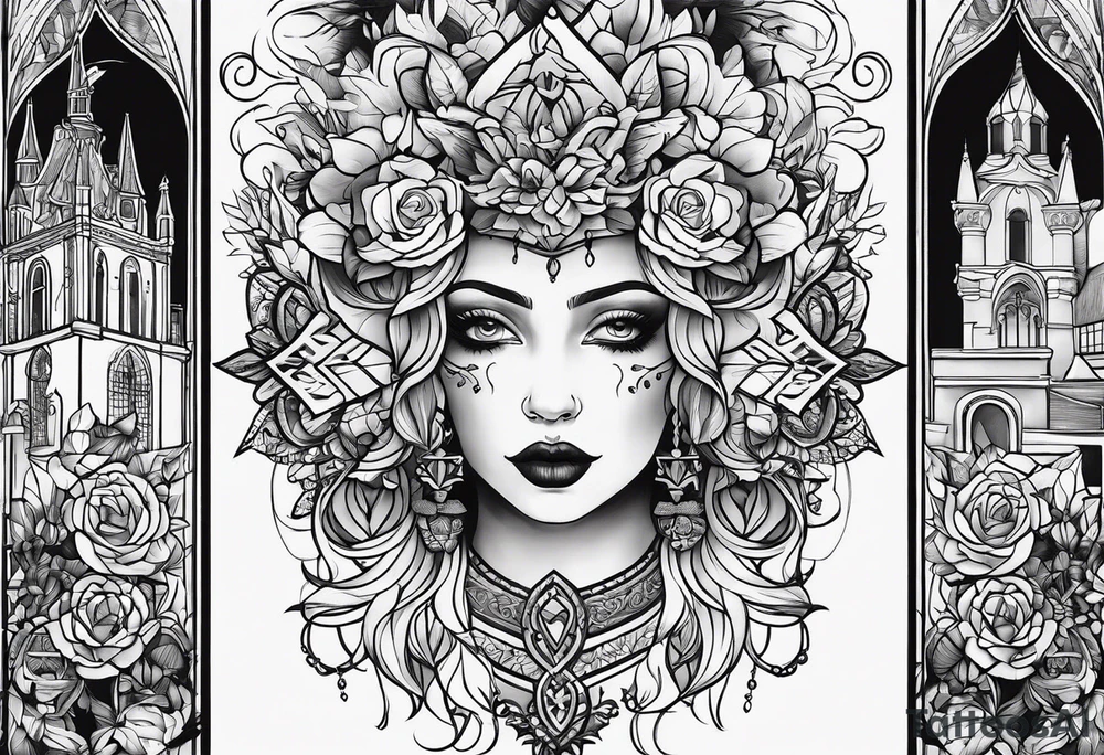 Dutch lineage/heritage tattoo. Simple, gothic feeling tattoo idea