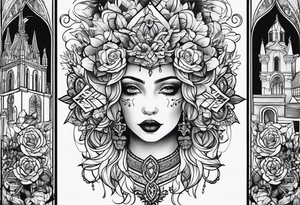 Dutch lineage/heritage tattoo. Simple, gothic feeling tattoo idea