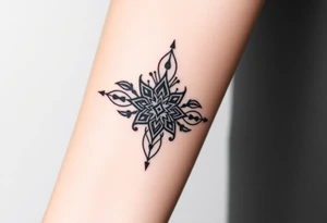 Anastacia in old English long beach California theme tattoo idea