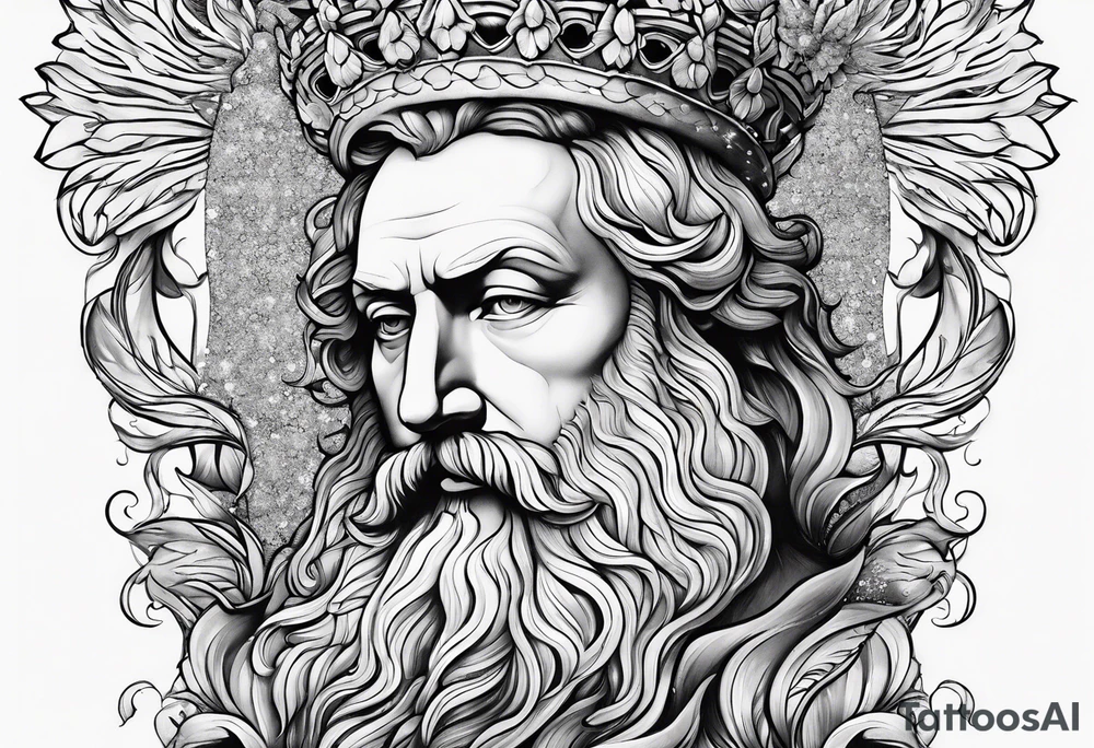 Peach and Marcus Aurelius tattoo idea