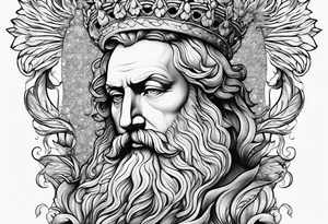 Peach and Marcus Aurelius tattoo idea