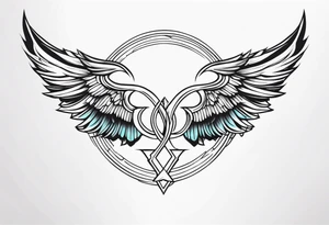 Valkyrie wings tattoo idea