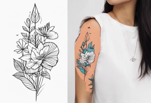 small tattoo for female arm sleeve outdoors inspired tattoo idea