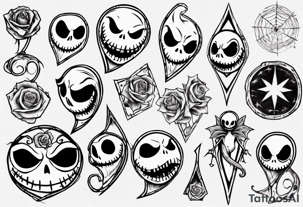 jack skellington tattoo idea
