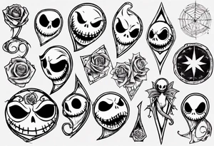 jack skellington tattoo idea