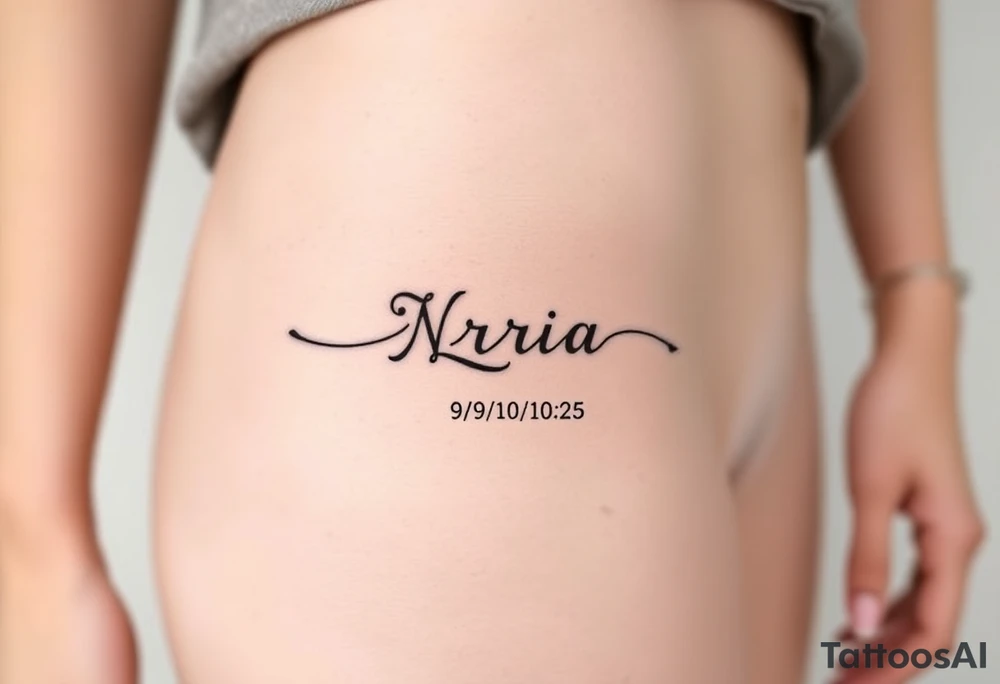 Name Nriaa birthday 9/24/05 death date 2/10/25 include halo infinite tattoo idea