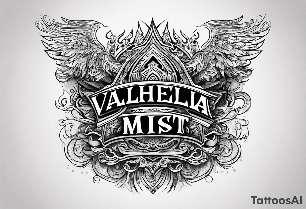 Valhalla mist tattoo idea