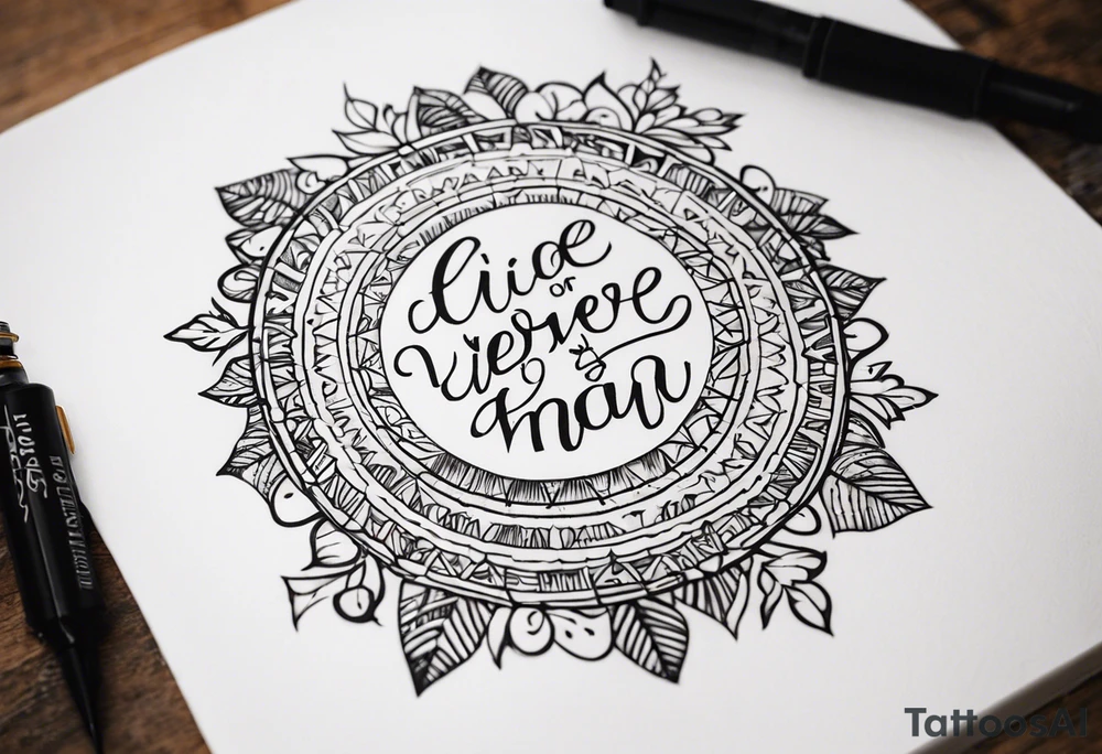 Psalm 18:3 tattoo idea