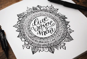 Psalm 18:3 tattoo idea
