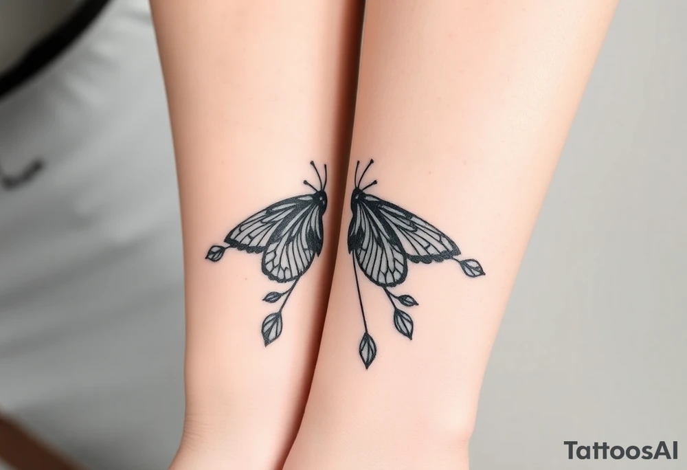 Matching tattoos for a couple tattoo idea