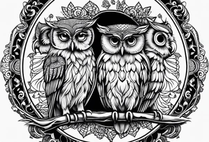 Cute Owls. Hear no evil, see no evil, speak no evil tattoo idea