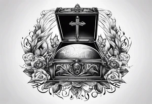 christianity chest tattoo idea
