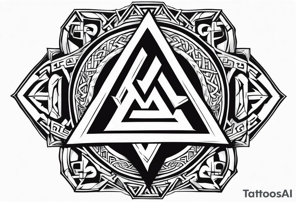 Valhalla shield
valknut tattoo idea