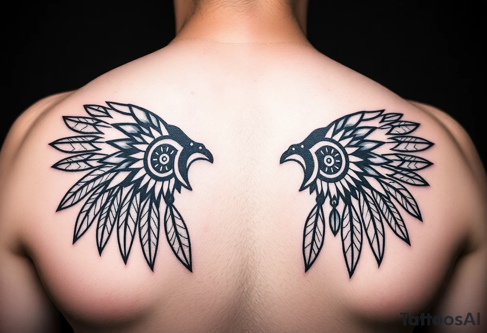 Native American themed tattoo idea