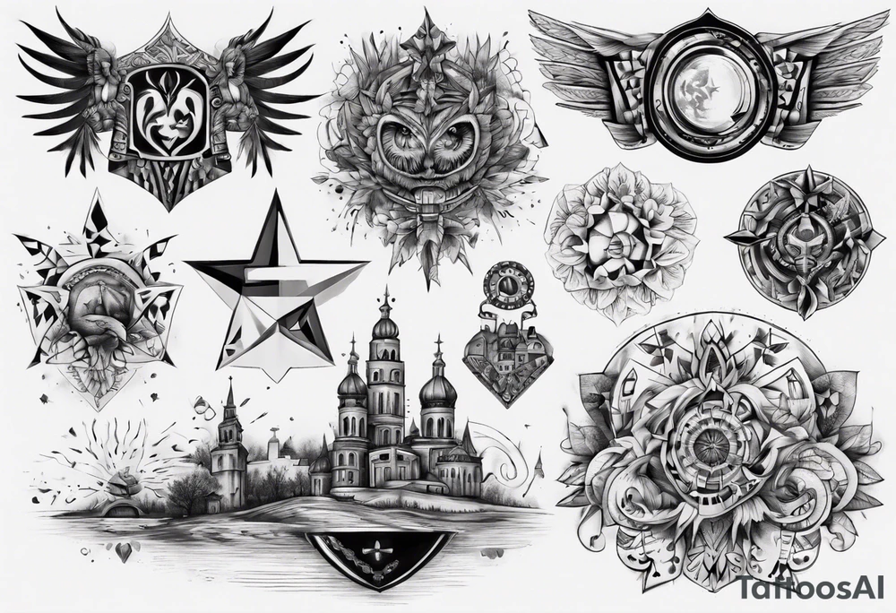 Homeland Ukraine tattoo idea