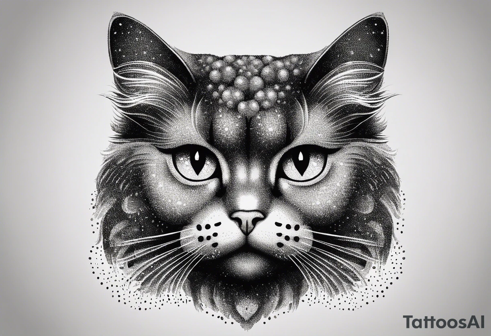 persian cat tattoo idea