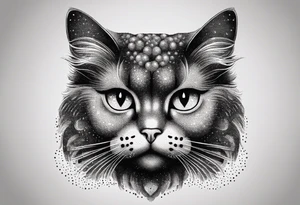 persian cat tattoo idea