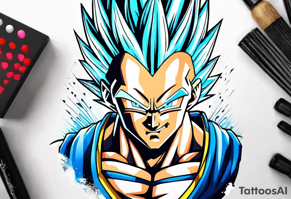 Vegeta Ultra ego tattoo idea