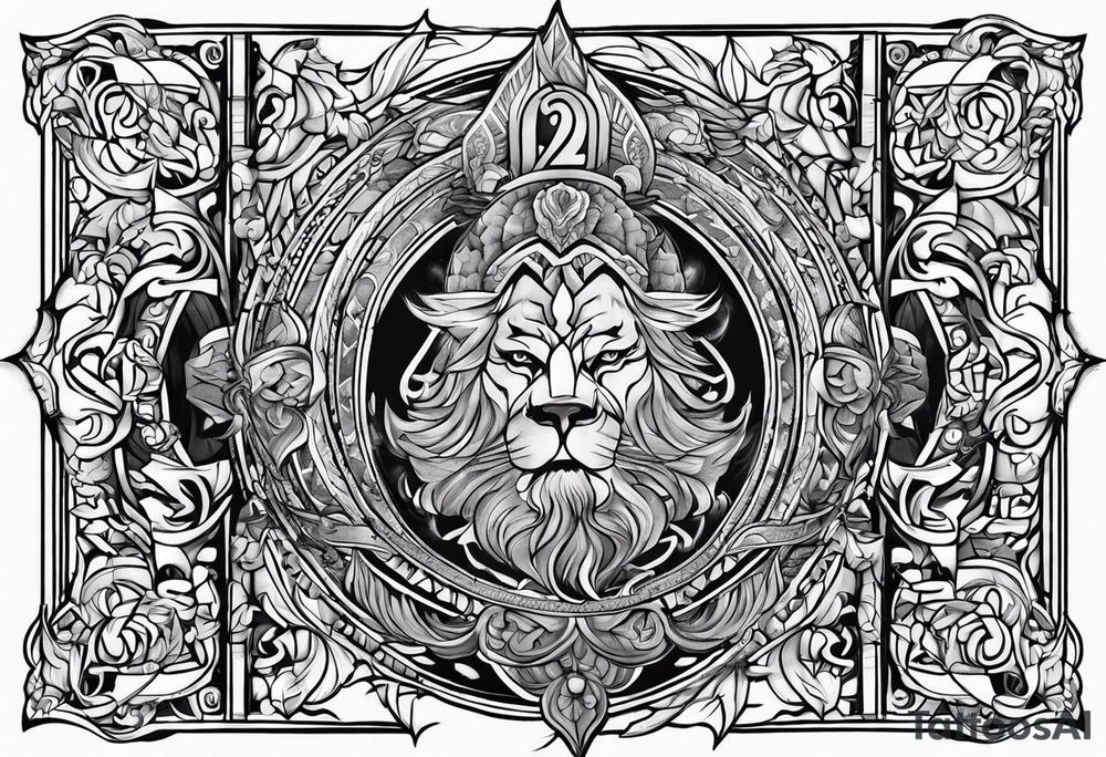 Psalms 23 tattoo idea