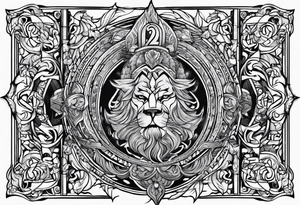 Psalms 23 tattoo idea