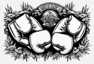 boxing gloves, Brooklyn tattoo idea