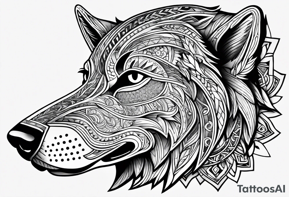 garmr norse dog tattoo idea