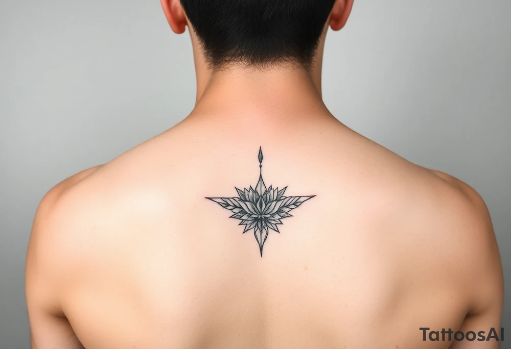 Simple minimalist feminine tattoo small line art on arm tattoo idea