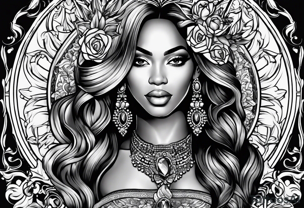 Beyonce Renaissance album tattoo idea