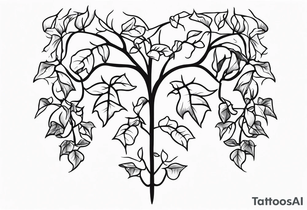 Ivy Roots tattoo idea