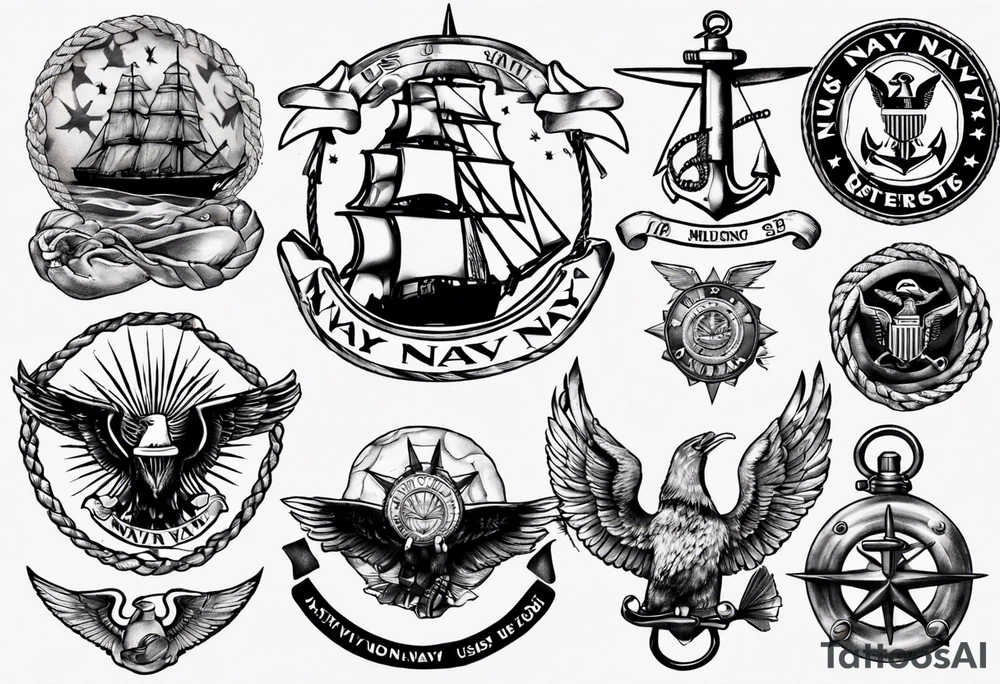 US Navy tattoo idea