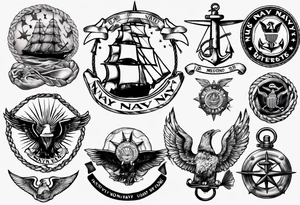 US Navy tattoo idea