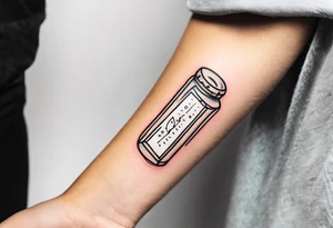 band aid with a meaningful quote tattoo idea
