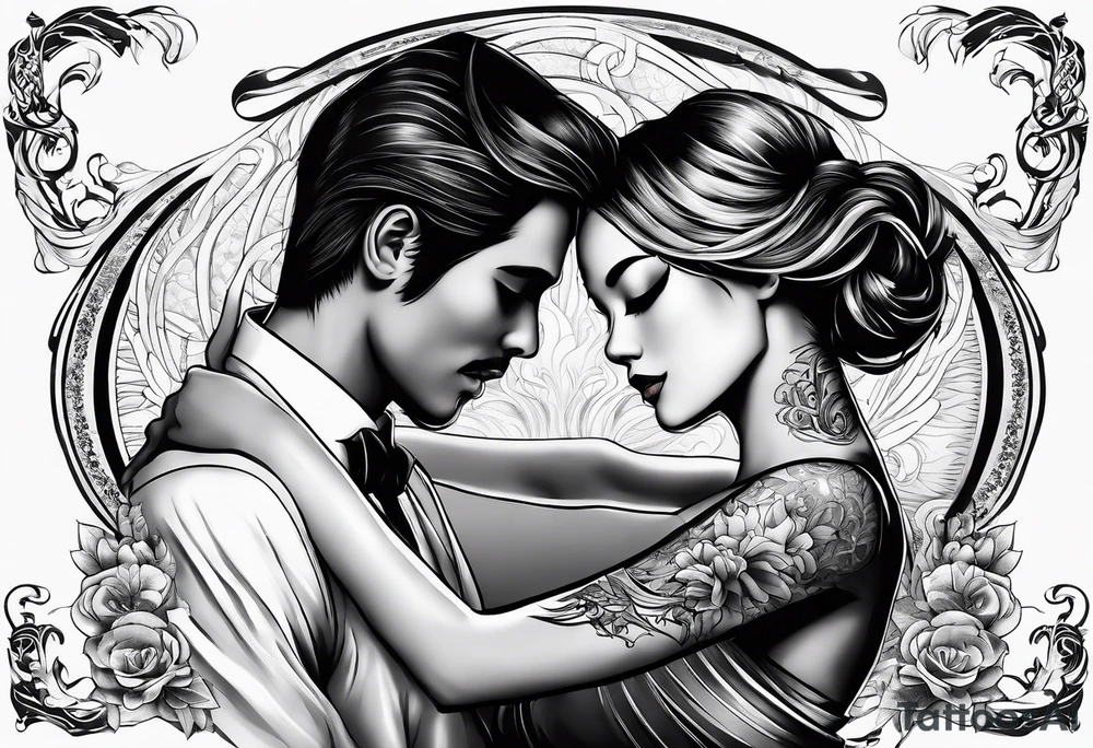 Script that says “slow dancing in a burning room” tattoo idea