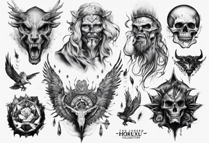 the legend horux tattoo idea