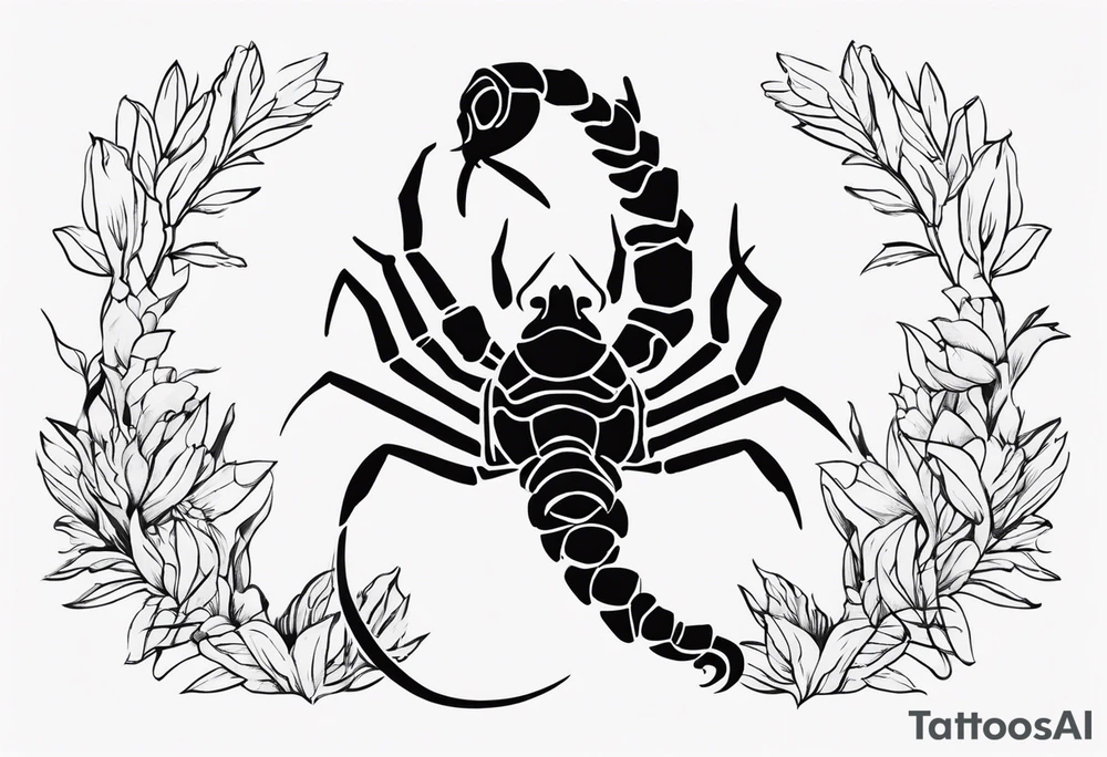 Scorpio tattoo idea
