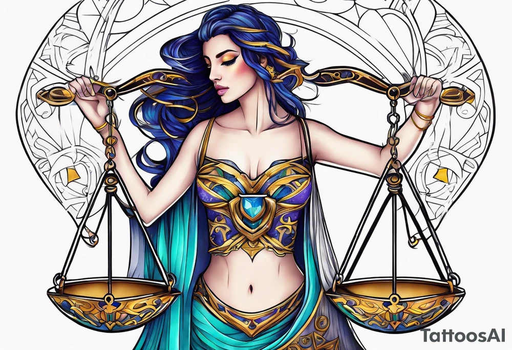Transformation libra tattoo idea