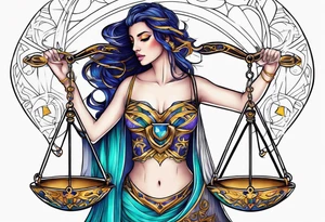 Transformation libra tattoo idea