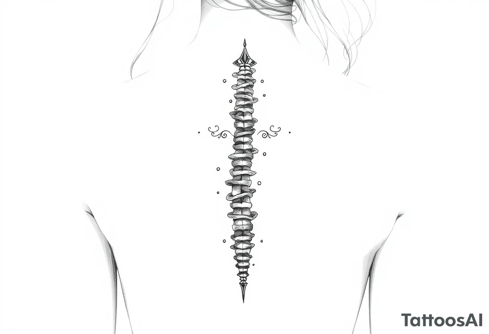 Spine tatto tattoo idea