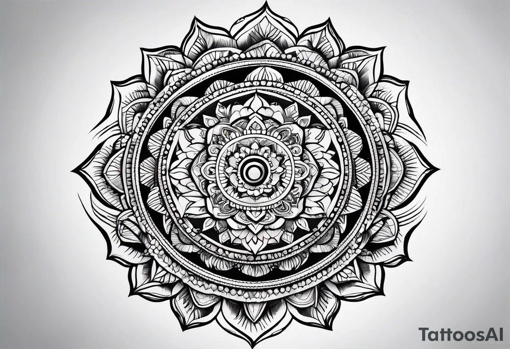 A mandala for the forearm tattoo idea