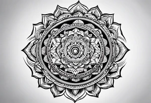 A mandala for the forearm tattoo idea