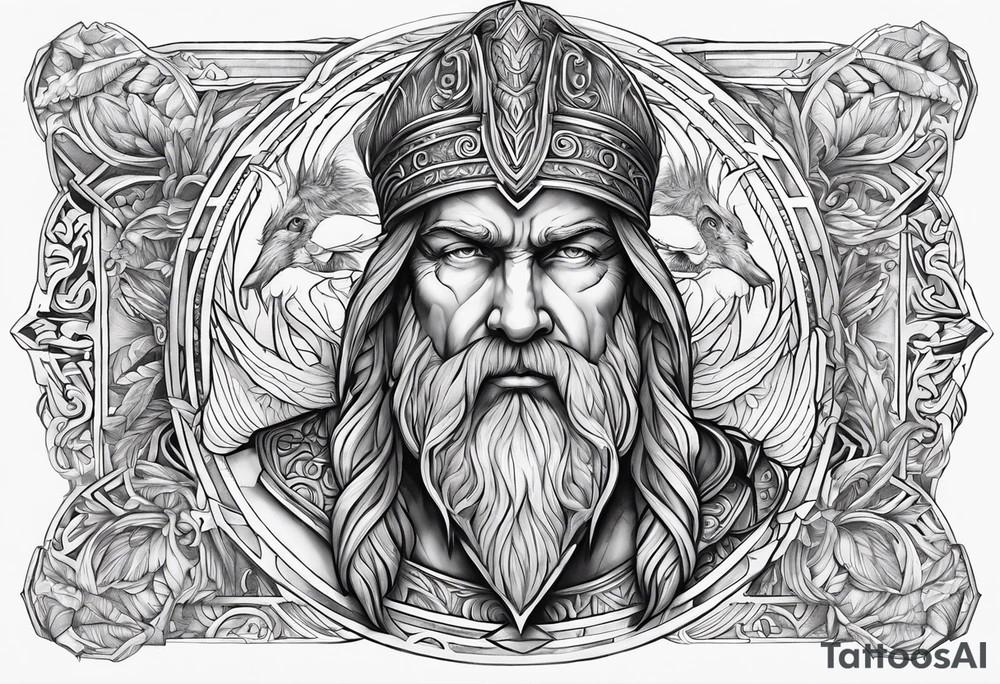 Odin Greek Mythologie tattoo idea