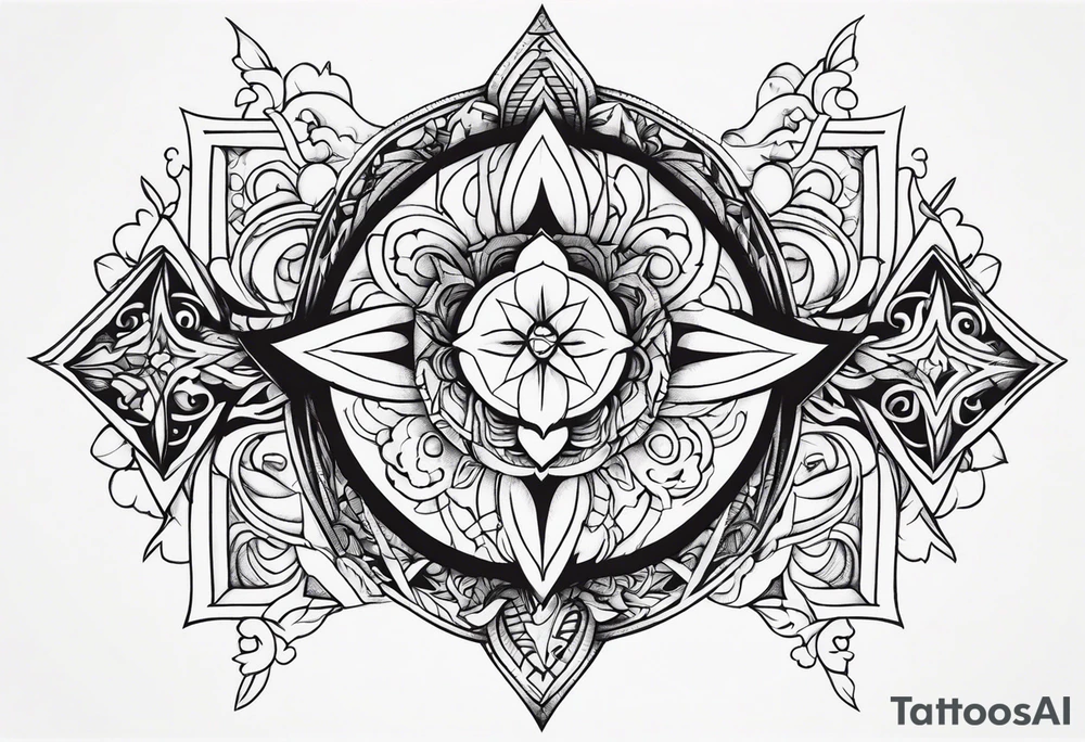 Cut here tattoo design tattoo idea