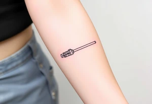 Star Wars Lightsabre handle tattoo idea