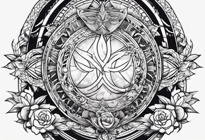 Pisces trident tattoo idea