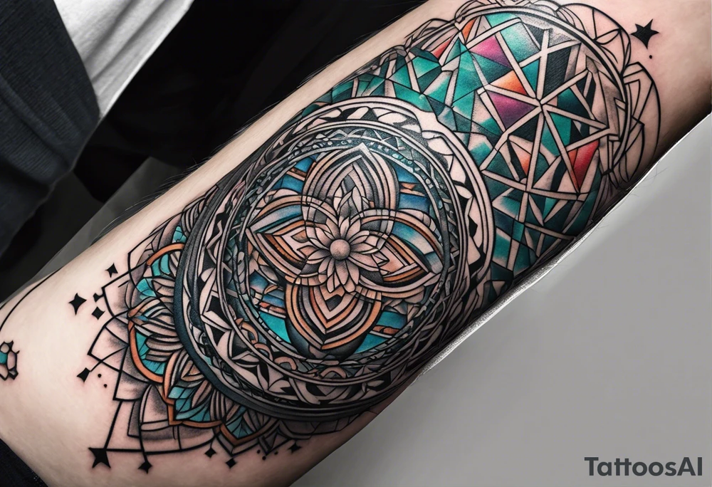 British, forearm tattoo, geometric, subtle, men, culture, iconic tattoo idea