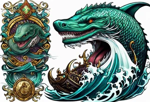 Leviathan tattoo idea